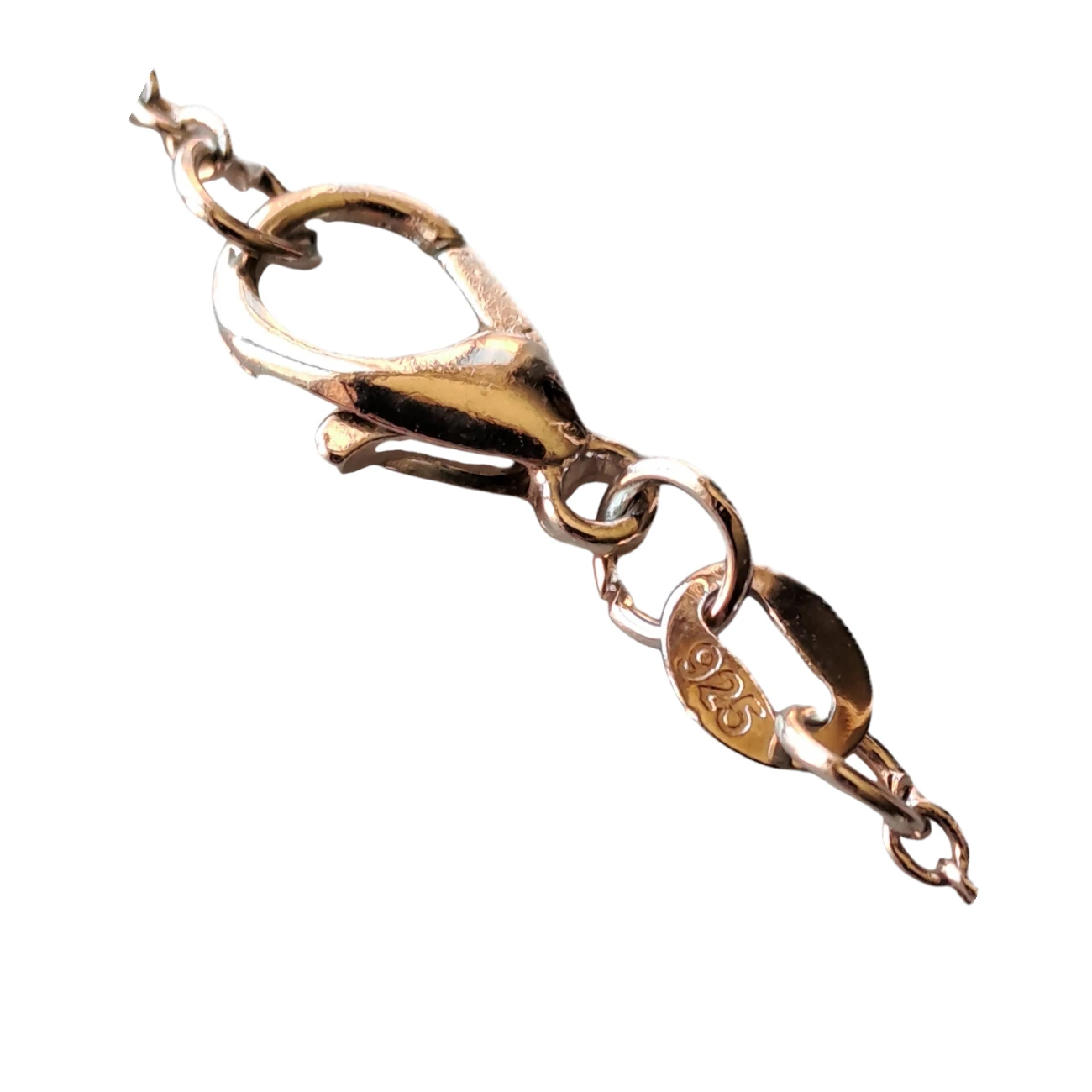 maillon chaine plaqué argent