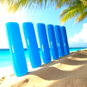 repose-couteaux verre bleu ciel Spectrum Oceanside