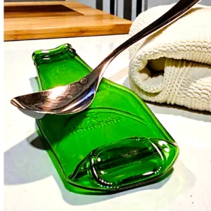 Repose cuillere Bouteille Biere 25 CL Vert