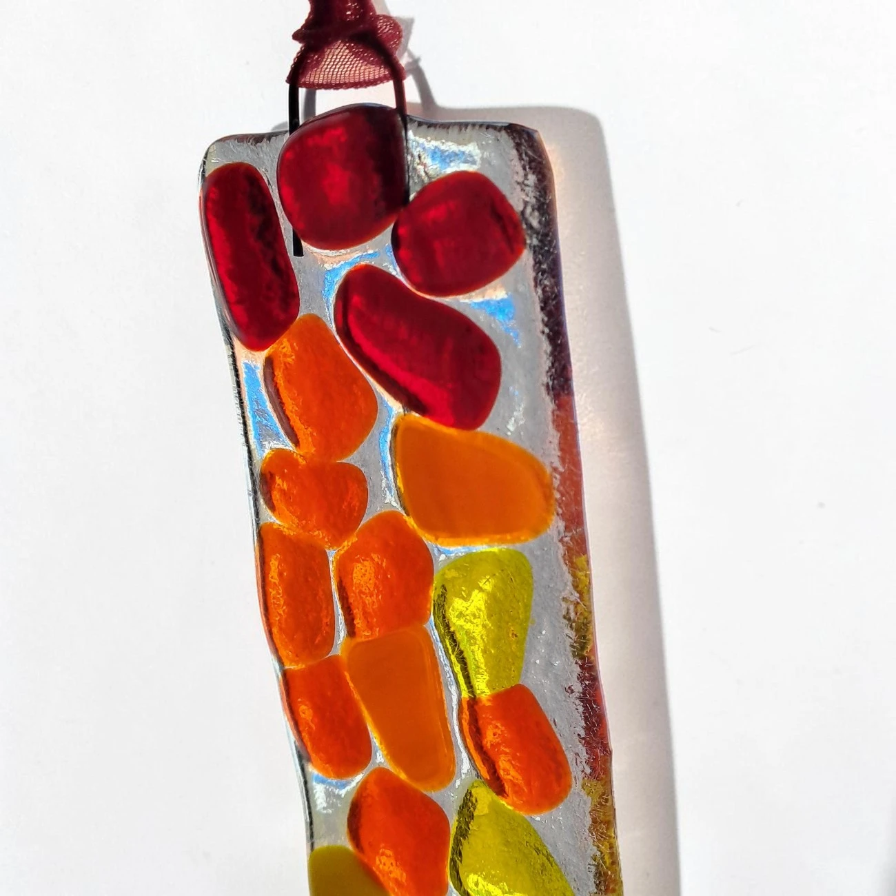 Attrape soleil en verre multicolore artisanal