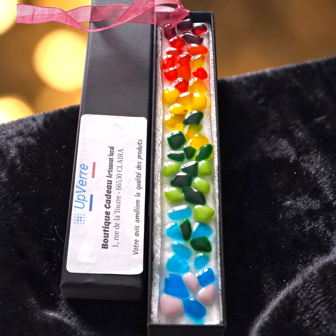 Attrape soleil en verre multicolore artisanal