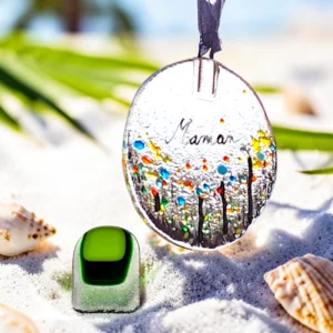 Attrape Soleil Verre Rond Multicolore Maman