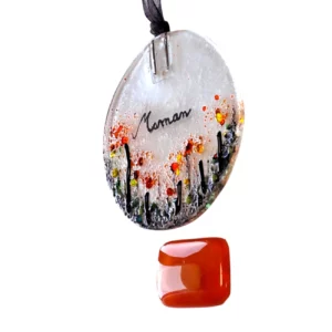 Attrape Soleil Verre Rond Orange Maman