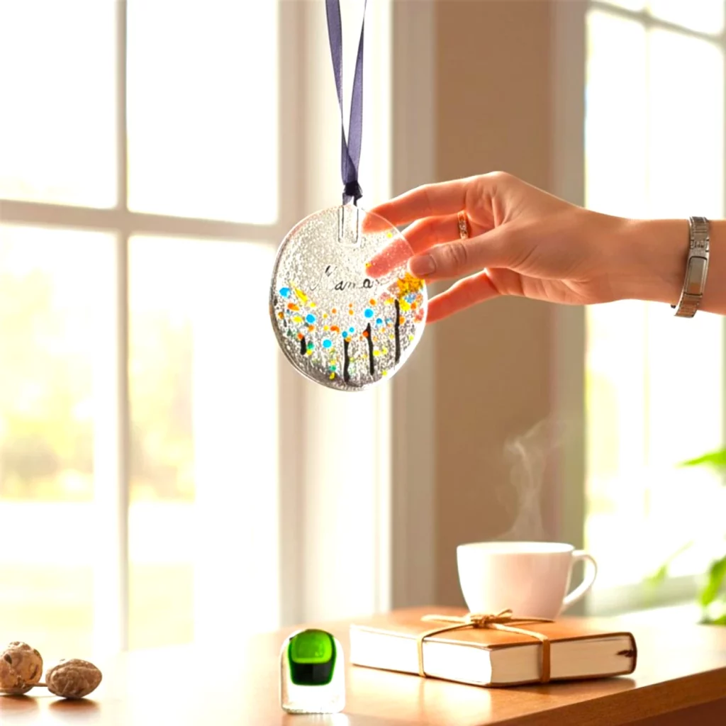 Attrape soleil en verre personnalisable