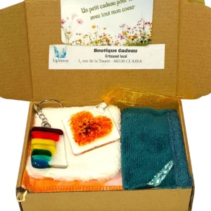 Coffret Fête des mères lingettes et verres