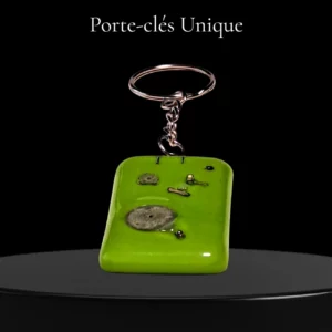 Porte Clés Verre VertMécano