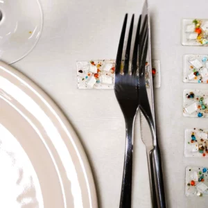Porte couteaux verre fusing Multicolore Porte couteaux verre fusing Multicolore