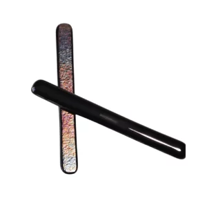 Touillette café thé en verre noir