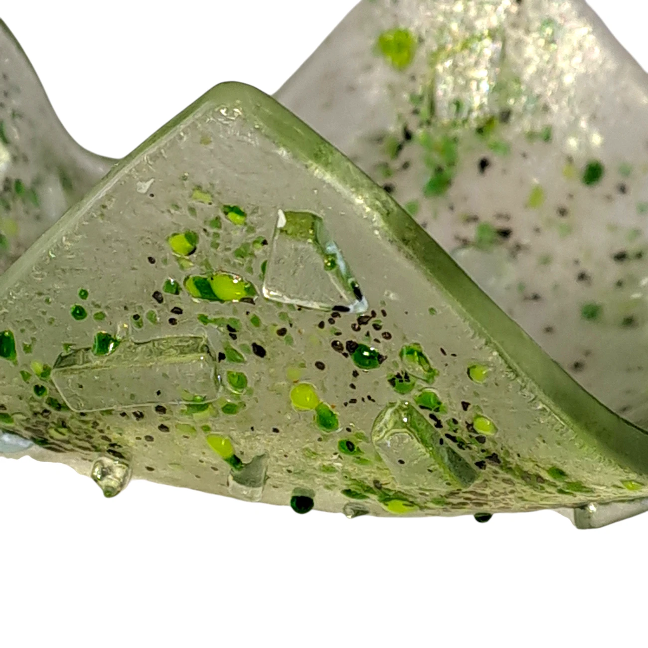 Bougeoir verre recyclé fait main - France