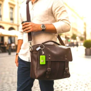 Porte clés Verre fusing Mécanisme montre vert Porte clés Verre fusing Mécanisme montre vert