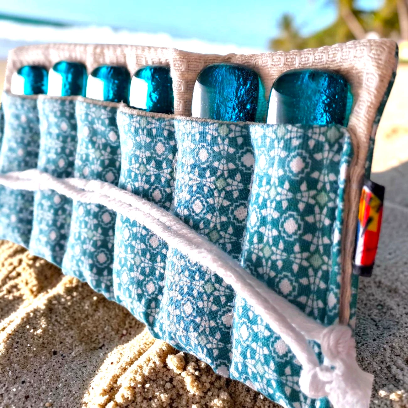 porte-couteaux-verre-fusing-bleu-turquoise-etui-tissu