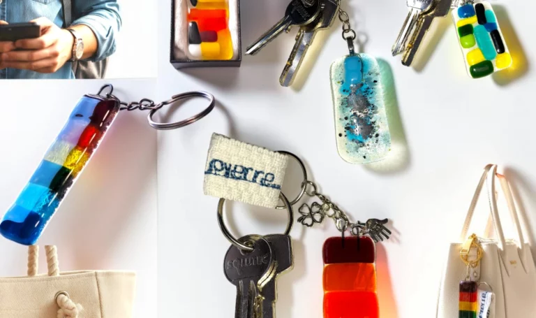 Porte-Clés en verre Upverre